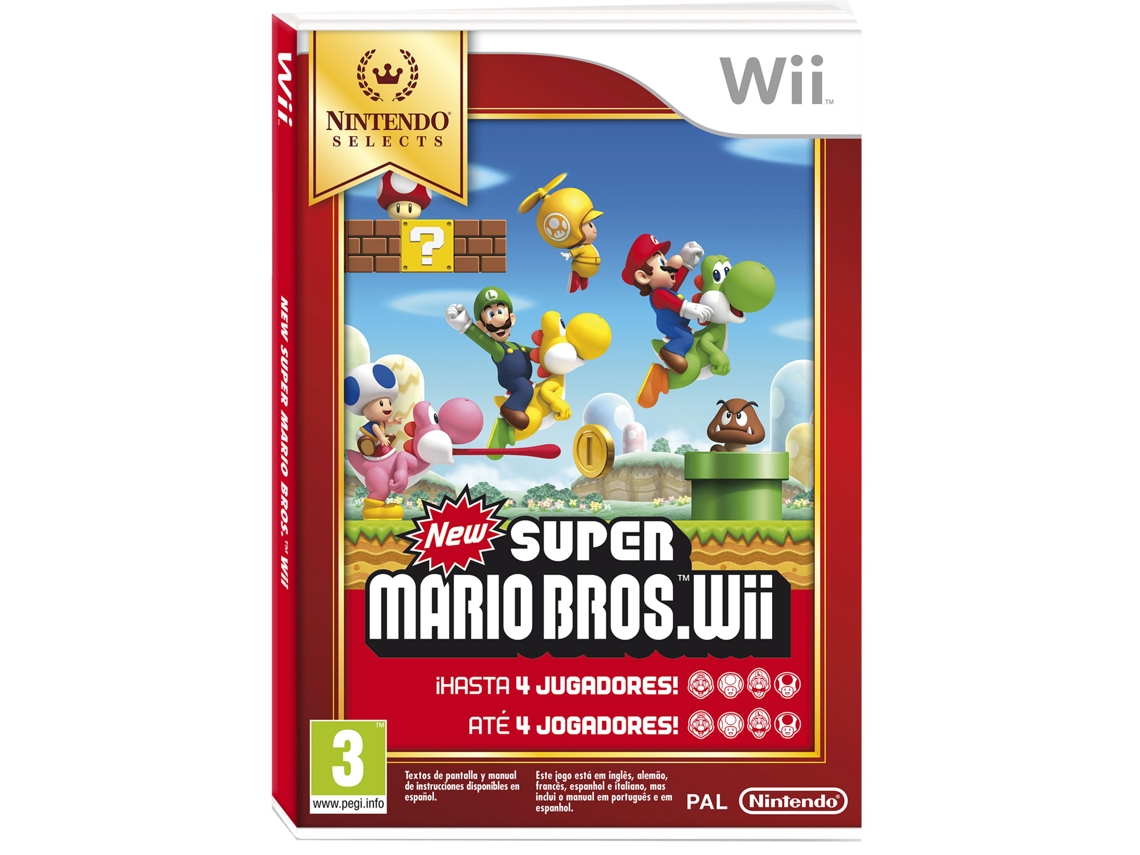 Jogo Nintendo Wii Selects - New Super Mario Bros